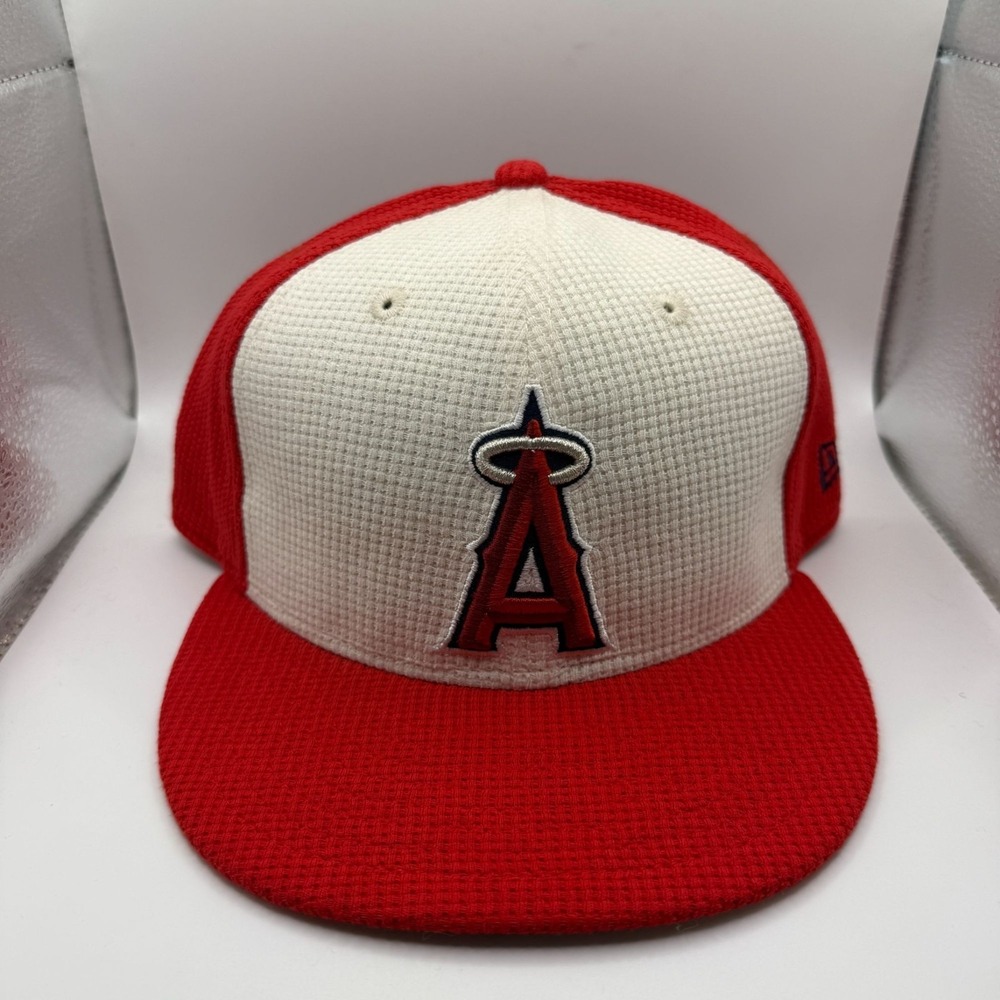 New Era 59Fifty Los Angeles Angels Red/White Thermal Front Size 7 5/8